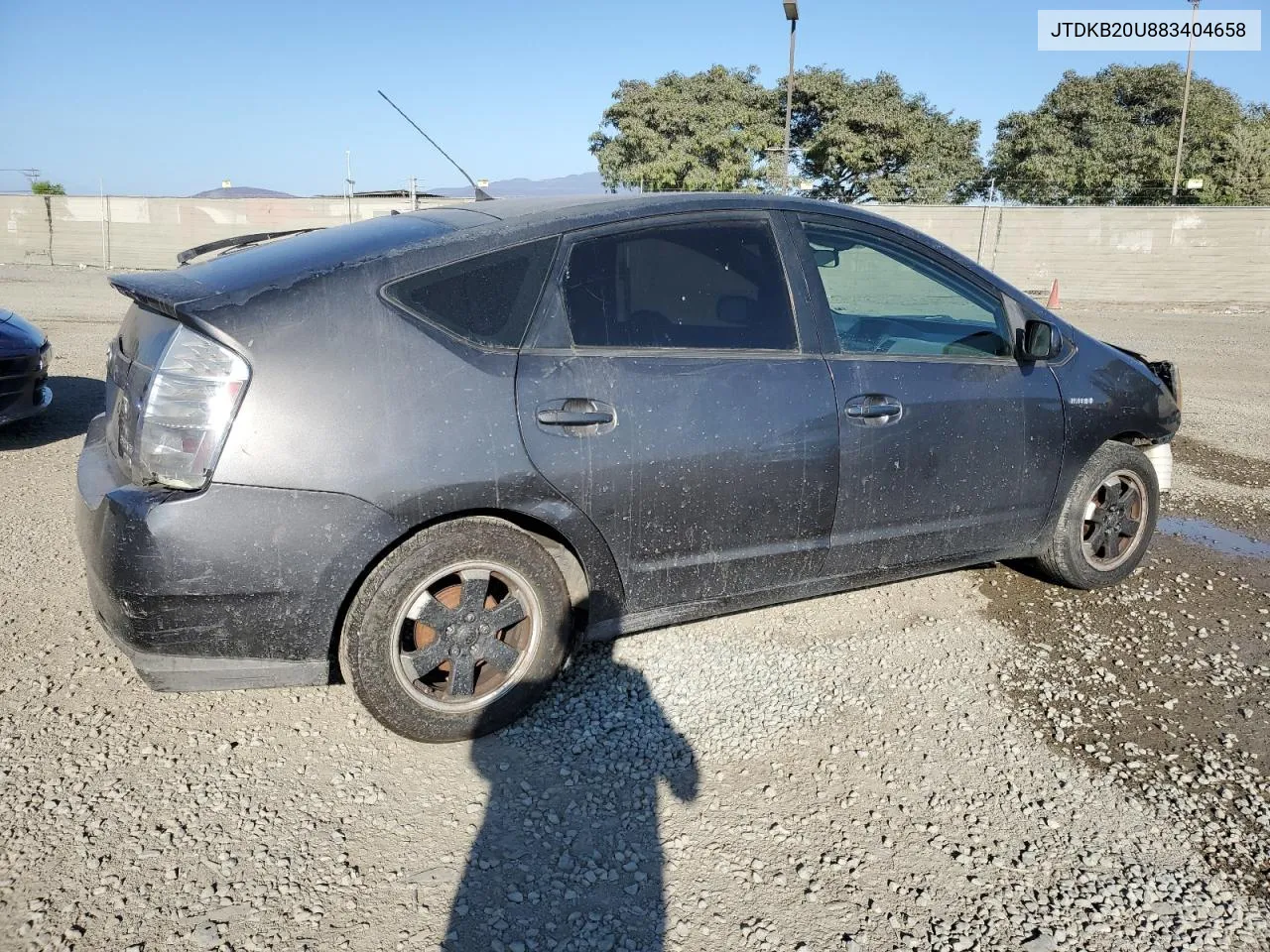 2008 Toyota Prius VIN: JTDKB20U883404658 Lot: 73008684