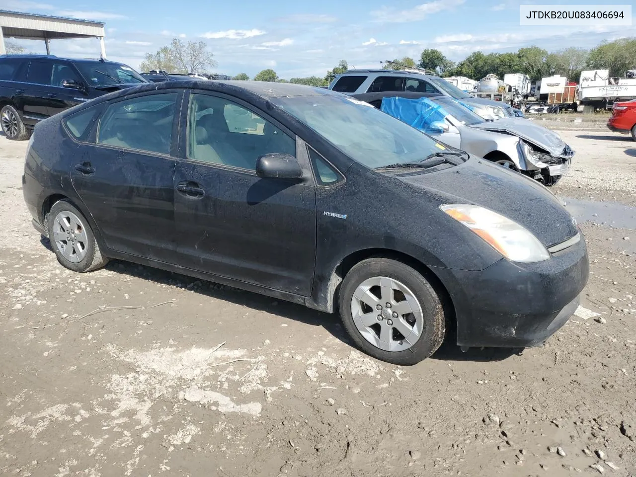 2008 Toyota Prius VIN: JTDKB20U083406694 Lot: 73062524