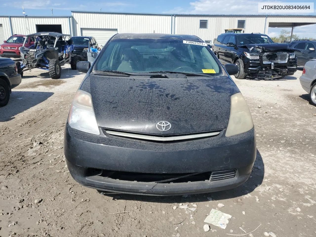 2008 Toyota Prius VIN: JTDKB20U083406694 Lot: 73062524