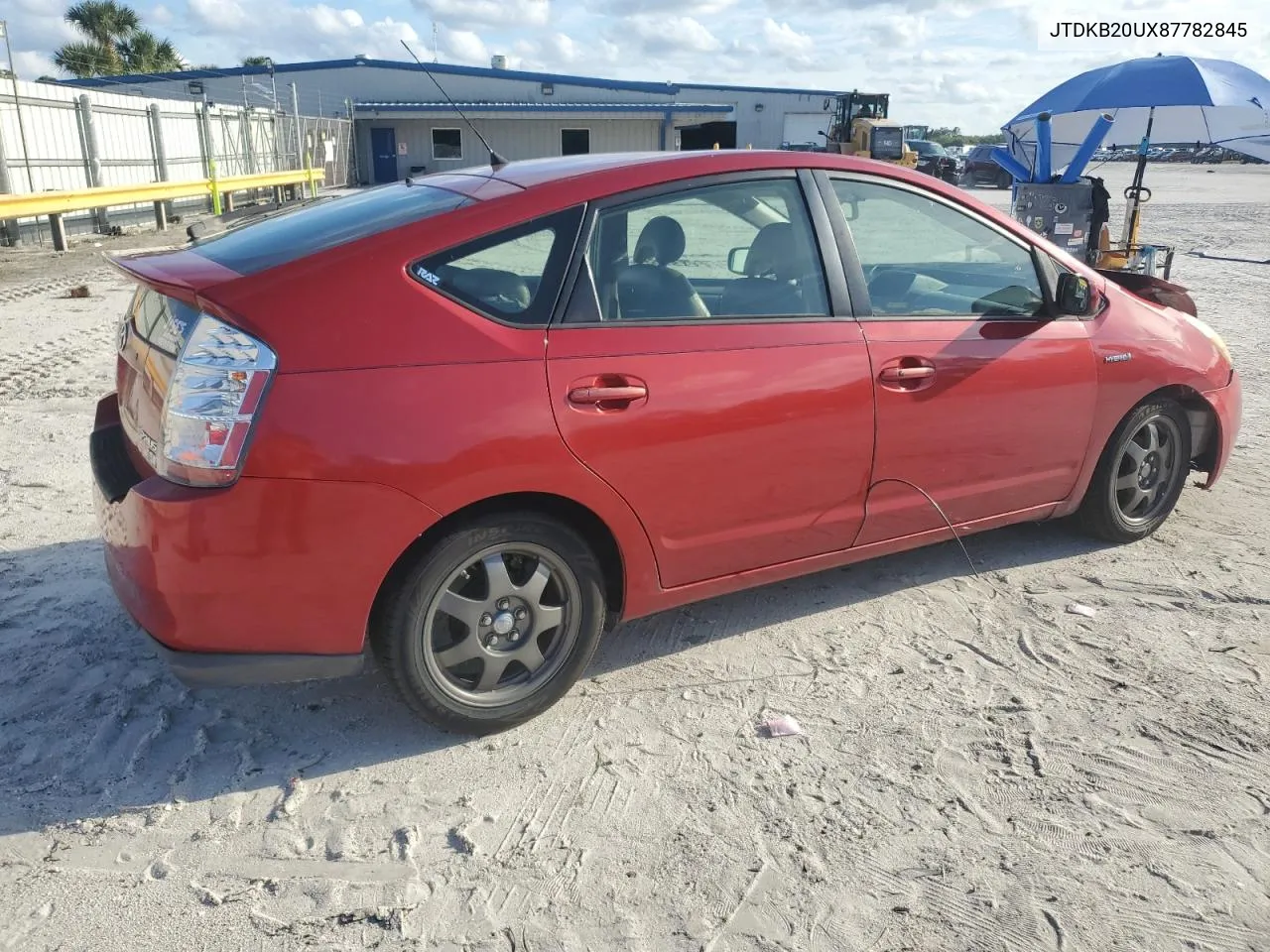 2008 Toyota Prius VIN: JTDKB20UX87782845 Lot: 73102724