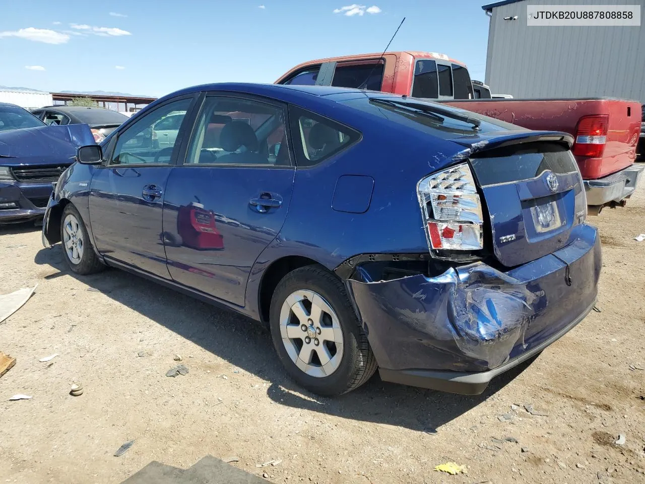 2008 Toyota Prius VIN: JTDKB20U887808858 Lot: 73146504