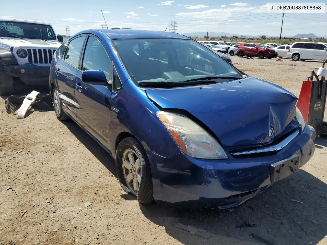 2008 Toyota Prius VIN: JTDKB20U887808858 Lot: 73146504