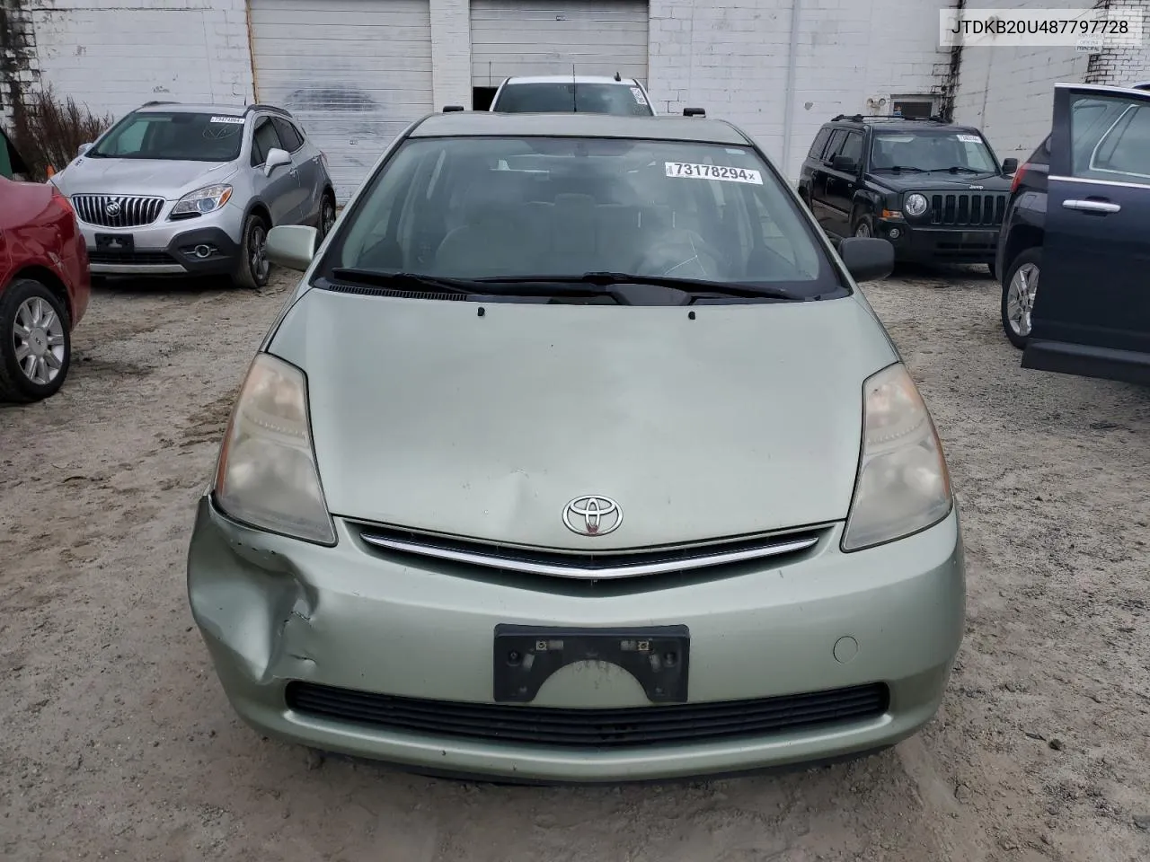 2008 Toyota Prius VIN: JTDKB20U487797728 Lot: 73178294