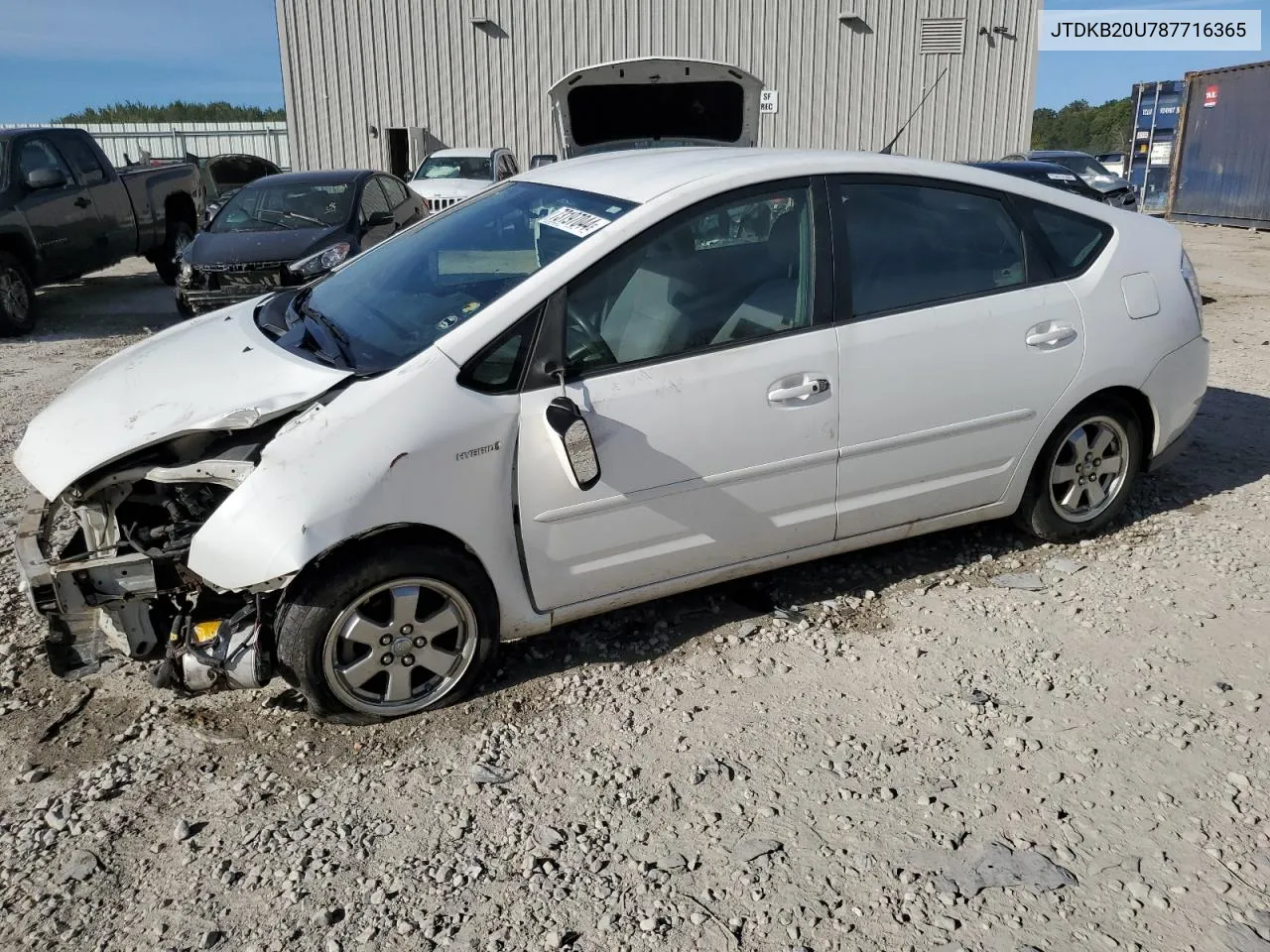 2008 Toyota Prius VIN: JTDKB20U787716365 Lot: 73197044