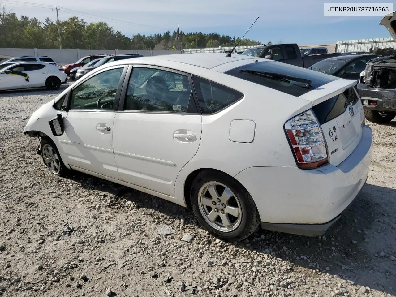 2008 Toyota Prius VIN: JTDKB20U787716365 Lot: 73197044