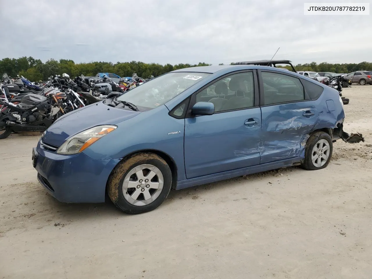 2008 Toyota Prius VIN: JTDKB20U787782219 Lot: 73205744