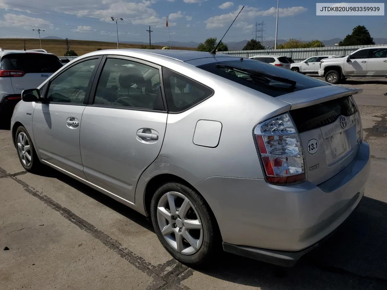 2008 Toyota Prius VIN: JTDKB20U983359939 Lot: 73339294