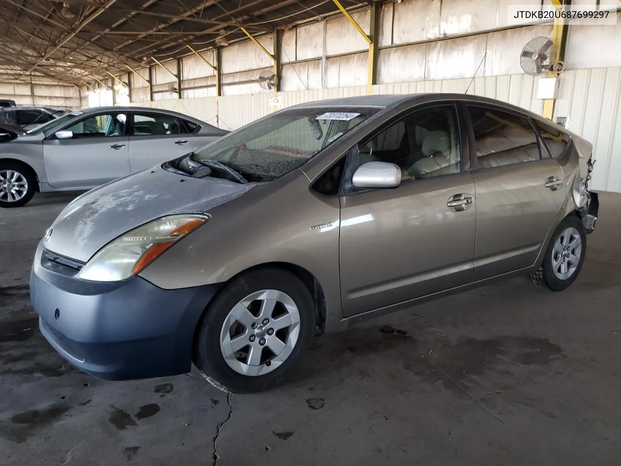 2008 Toyota Prius VIN: JTDKB20U687699297 Lot: 73370264