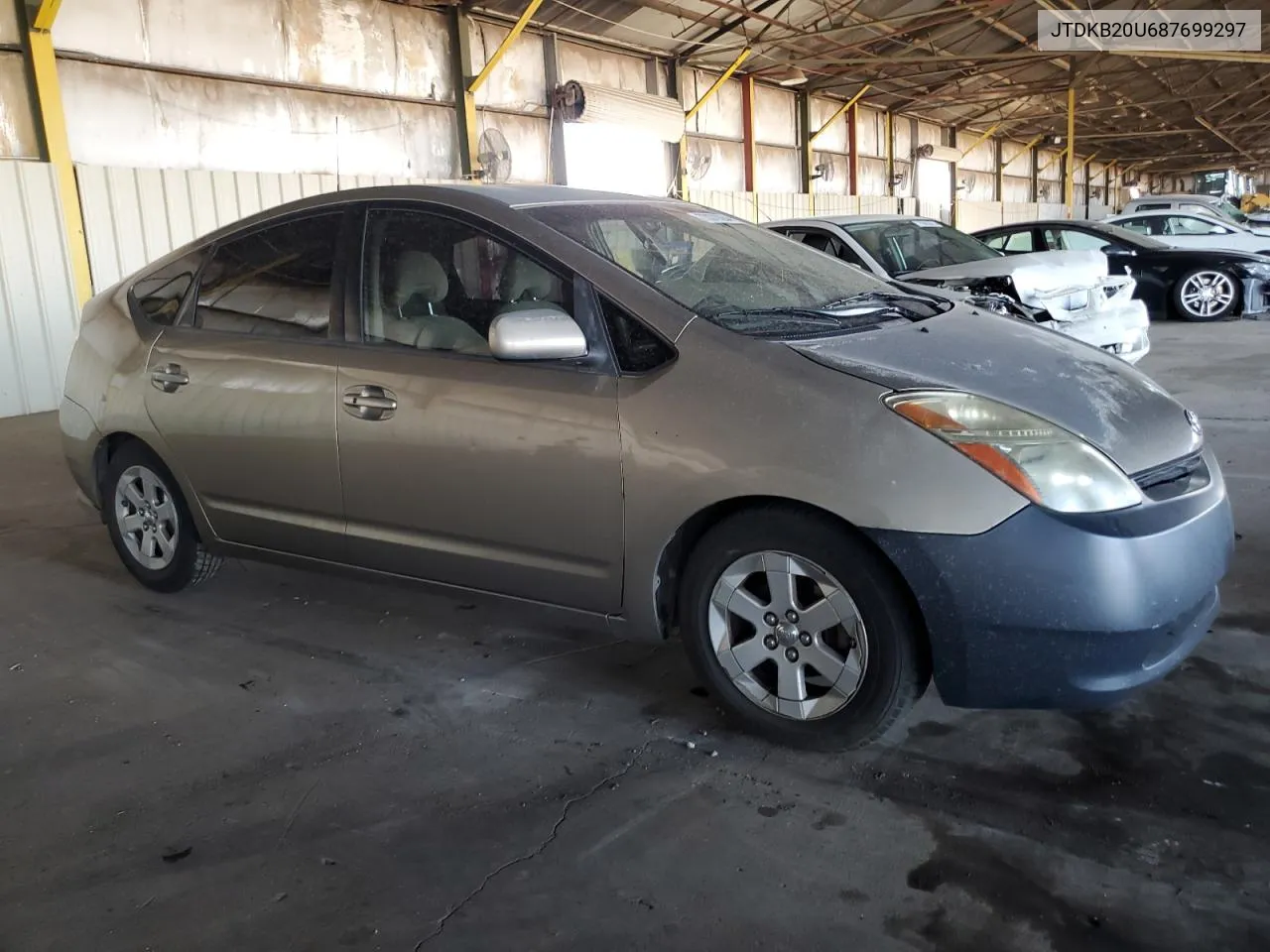 2008 Toyota Prius VIN: JTDKB20U687699297 Lot: 73370264