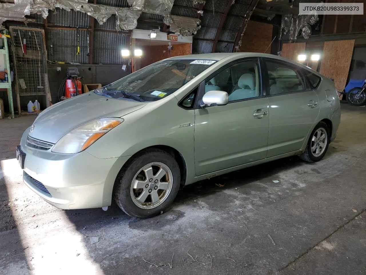 JTDKB20U983399373 2008 Toyota Prius