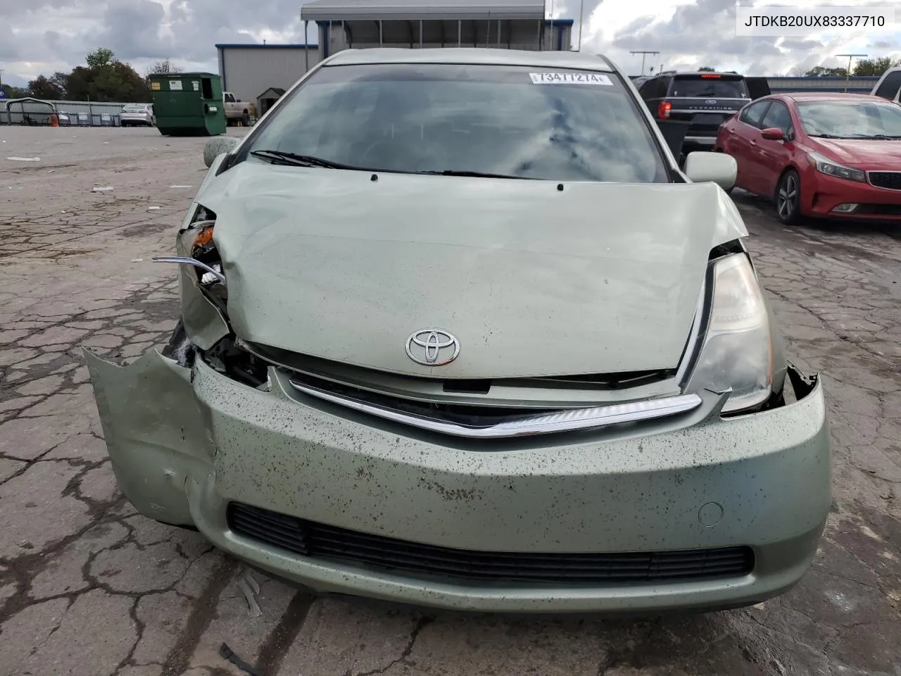 2008 Toyota Prius VIN: JTDKB20UX83337710 Lot: 73477274