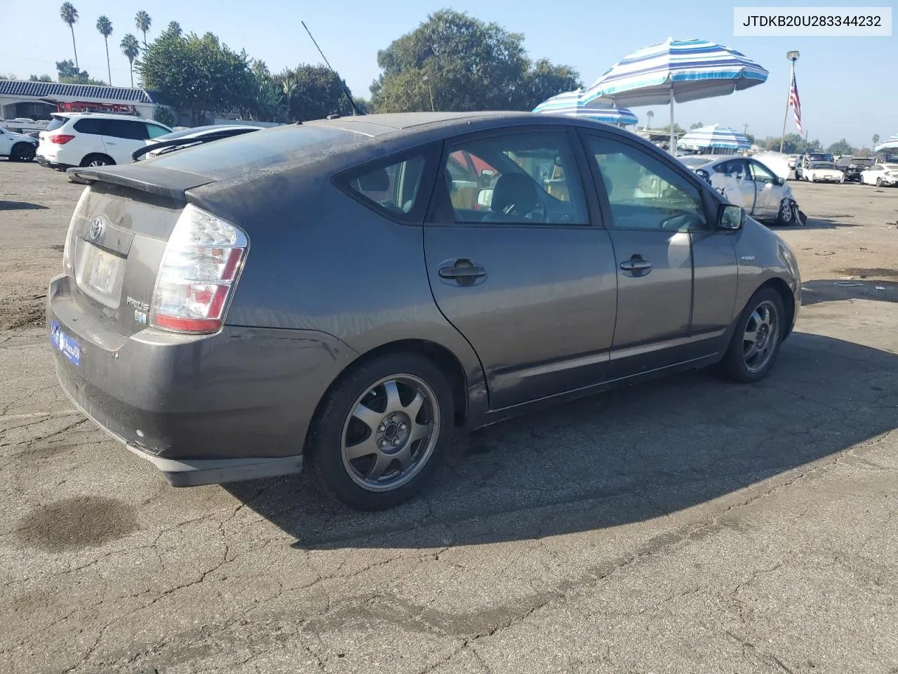 2008 Toyota Prius VIN: JTDKB20U283344232 Lot: 73548384