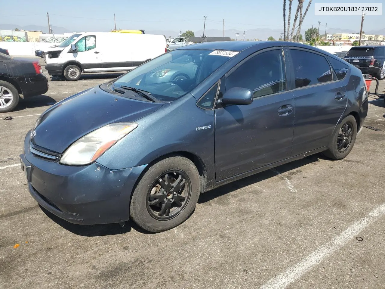 2008 Toyota Prius VIN: JTDKB20U183427022 Lot: 73677554