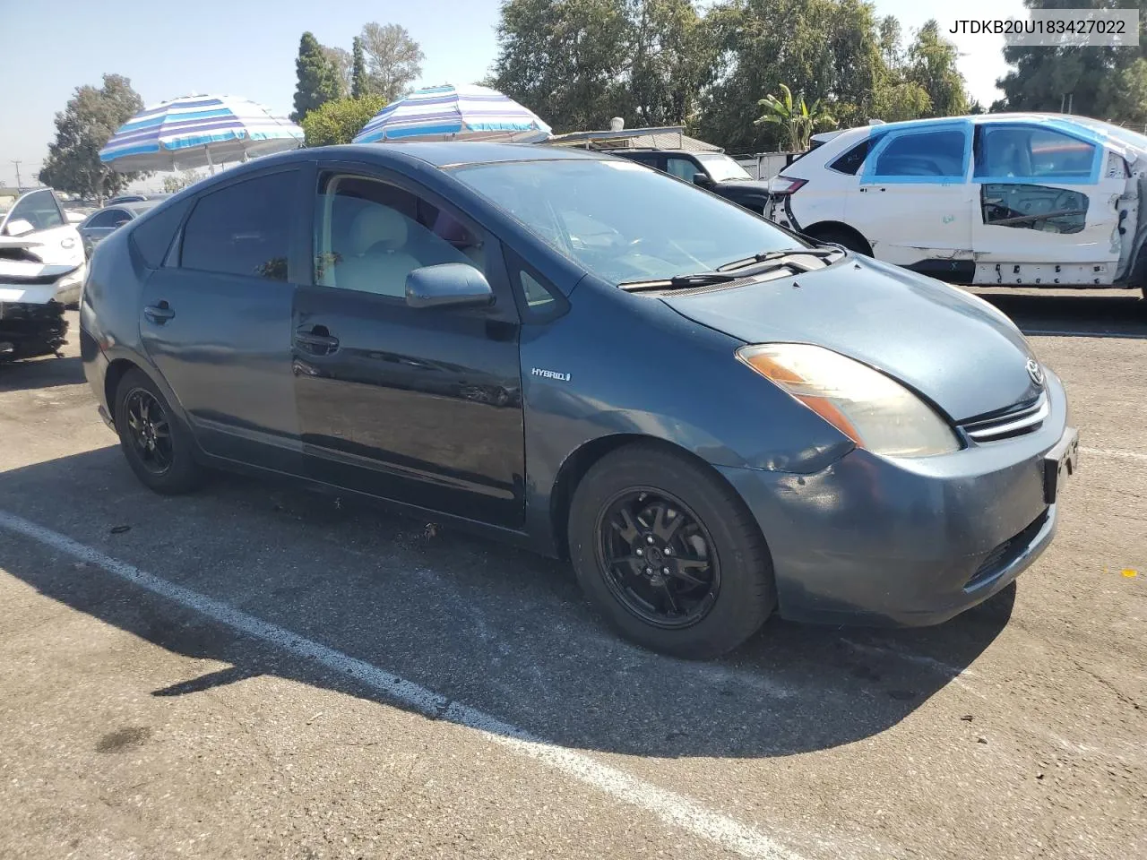 2008 Toyota Prius VIN: JTDKB20U183427022 Lot: 73677554