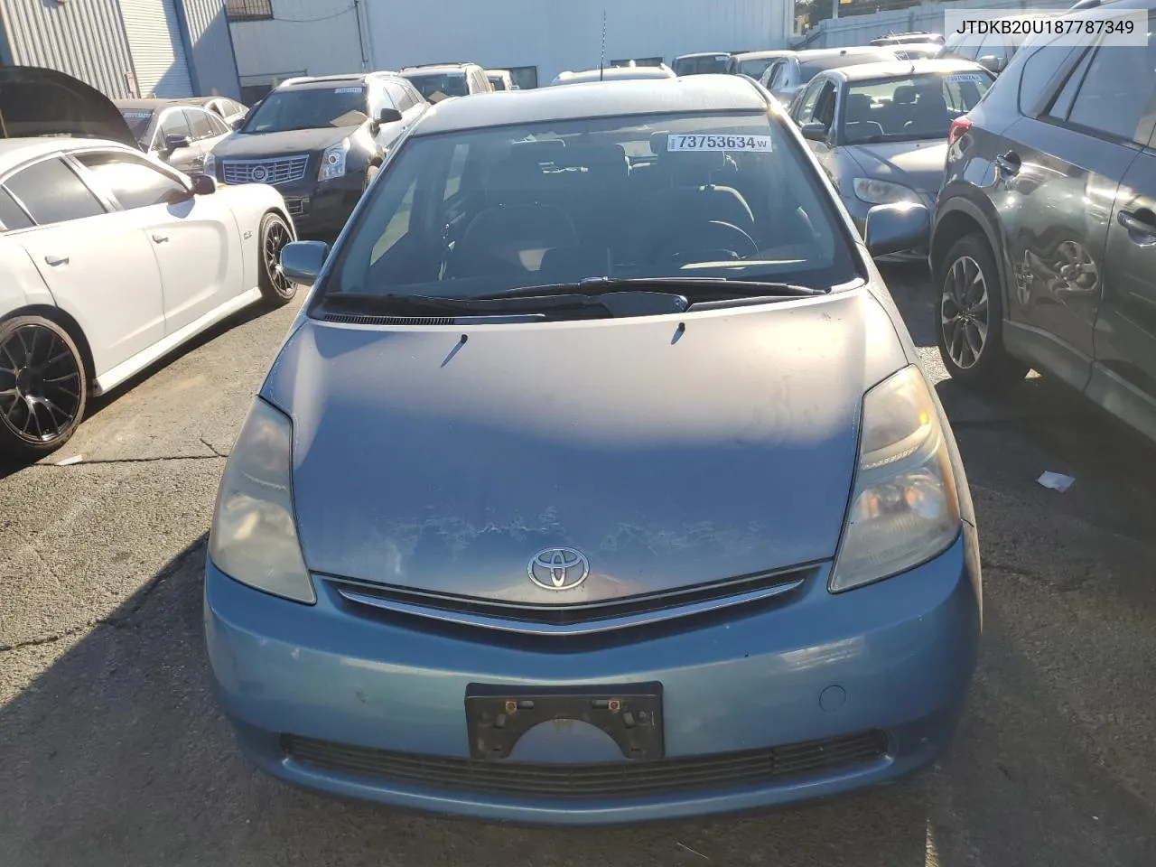 2008 Toyota Prius VIN: JTDKB20U187787349 Lot: 73753634