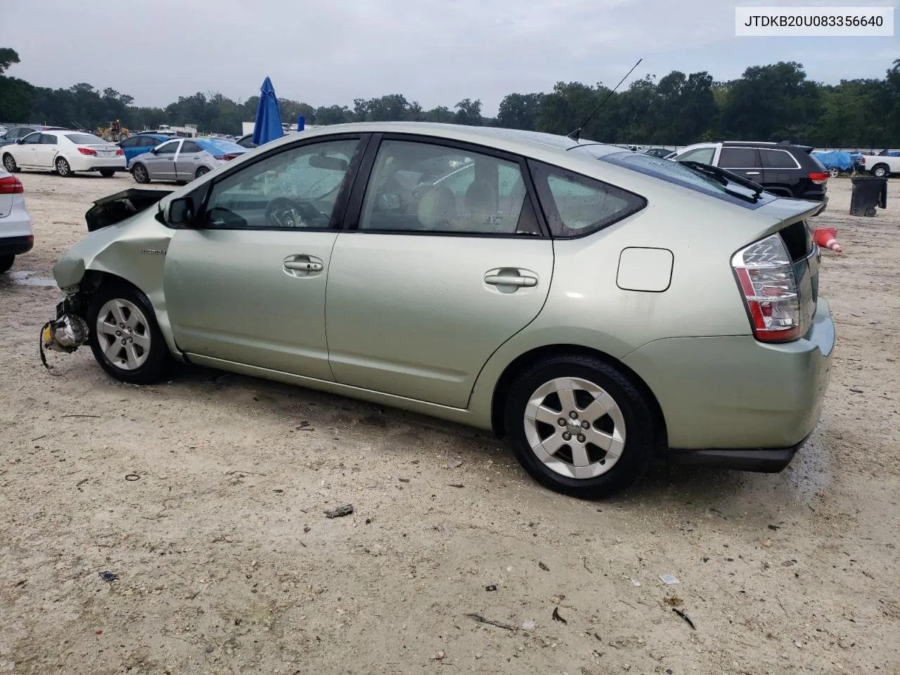 2008 Toyota Prius VIN: JTDKB20U083356640 Lot: 73835504