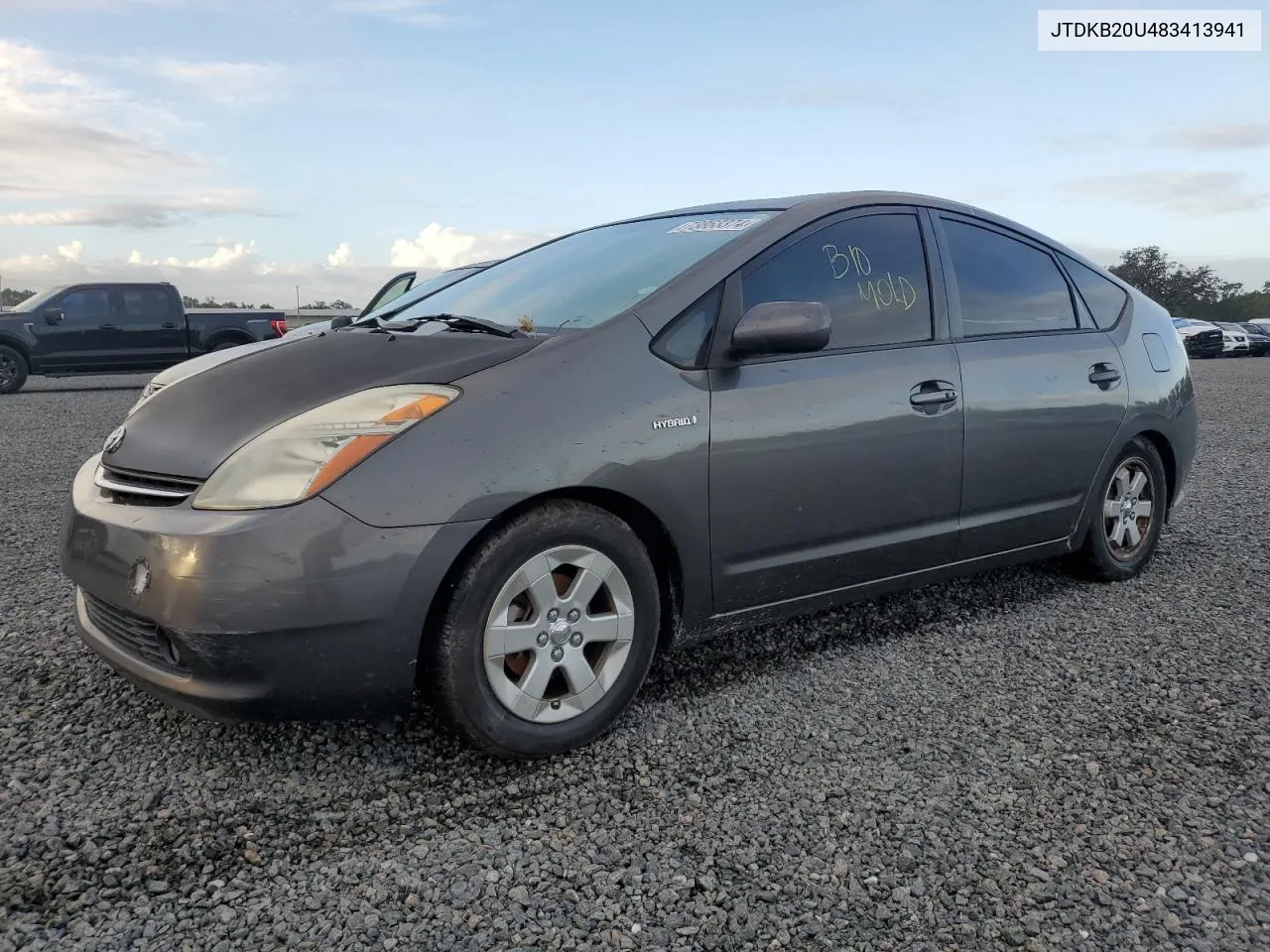 2008 Toyota Prius VIN: JTDKB20U483413941 Lot: 73863374