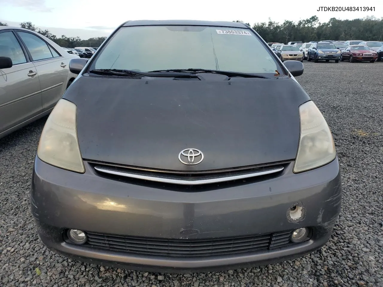 2008 Toyota Prius VIN: JTDKB20U483413941 Lot: 73863374