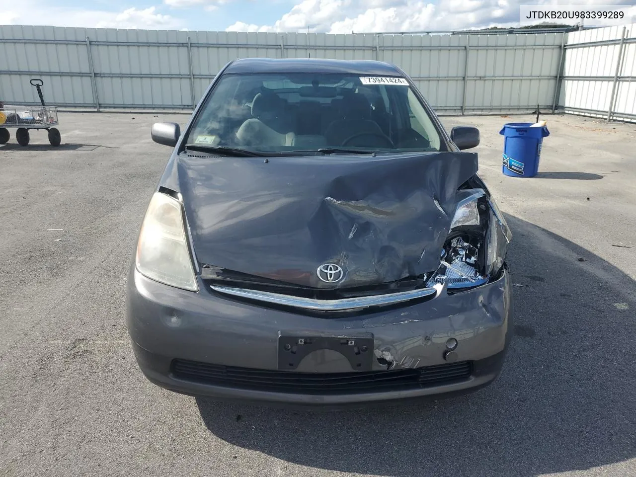 2008 Toyota Prius VIN: JTDKB20U983399289 Lot: 73941424