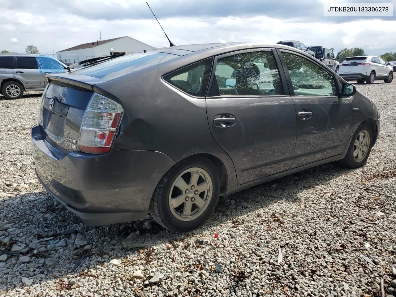 2008 Toyota Prius VIN: JTDKB20U183306278 Lot: 73973884