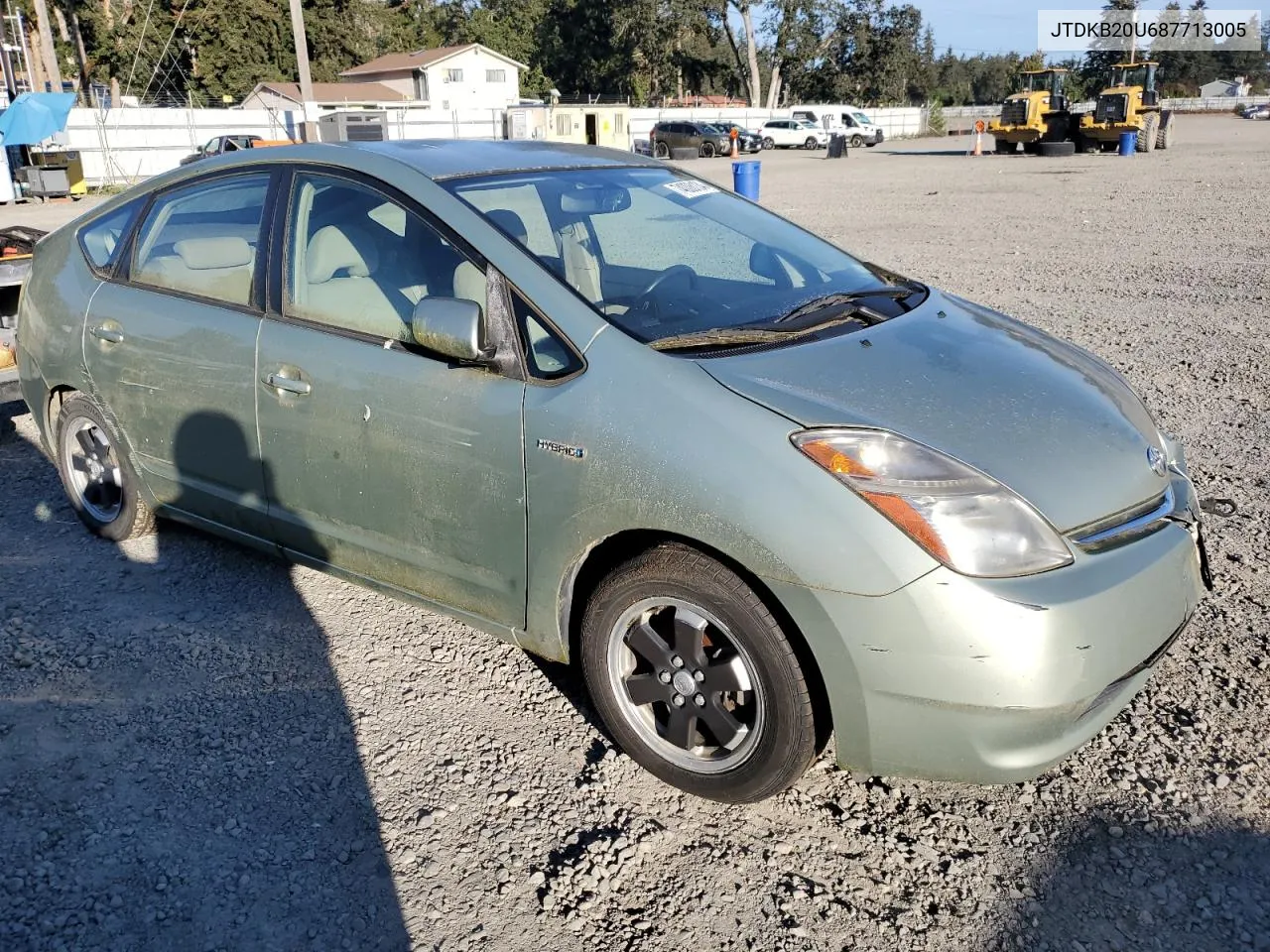 2008 Toyota Prius VIN: JTDKB20U687713005 Lot: 74006134