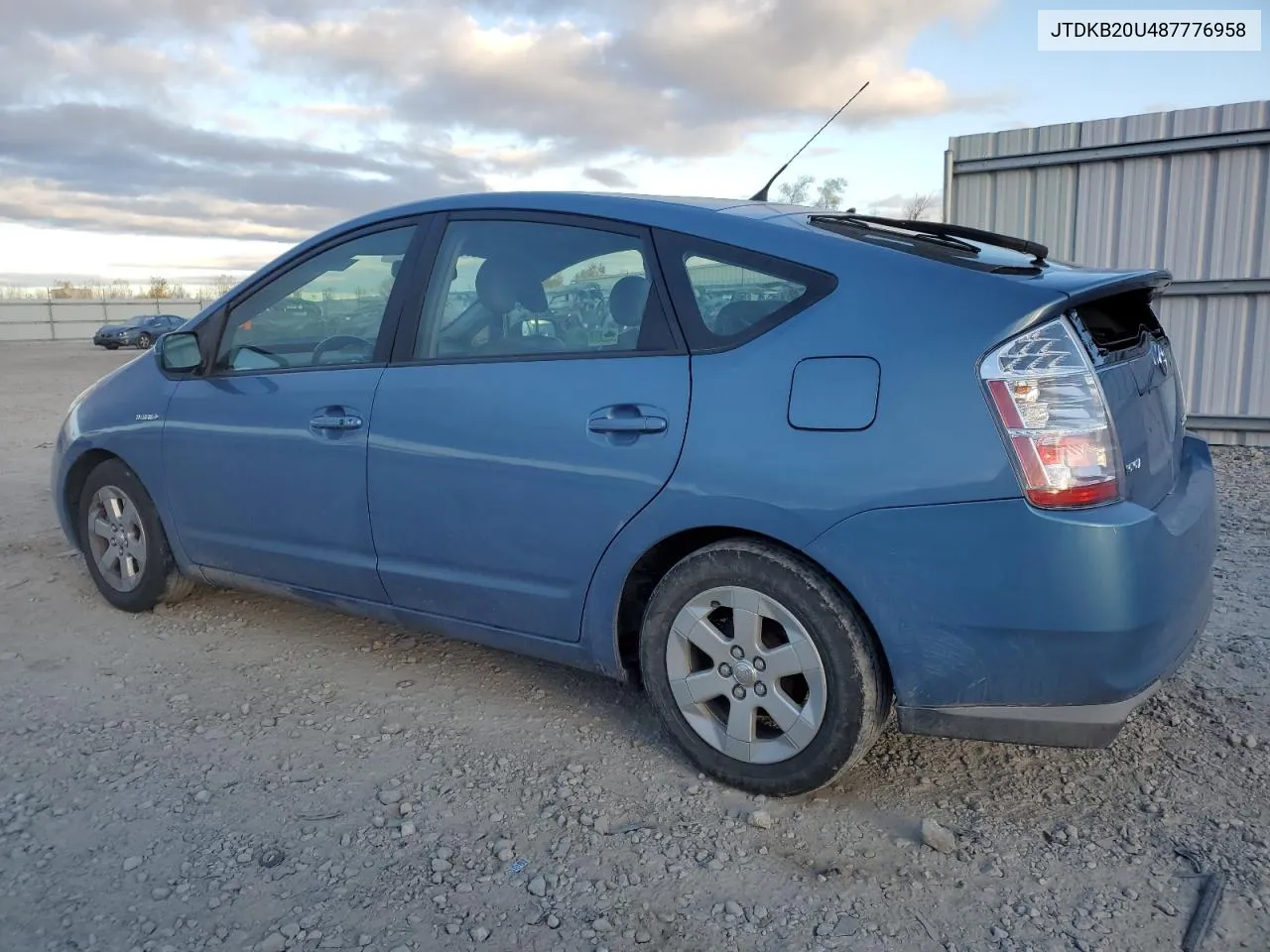 2008 Toyota Prius VIN: JTDKB20U487776958 Lot: 74228654