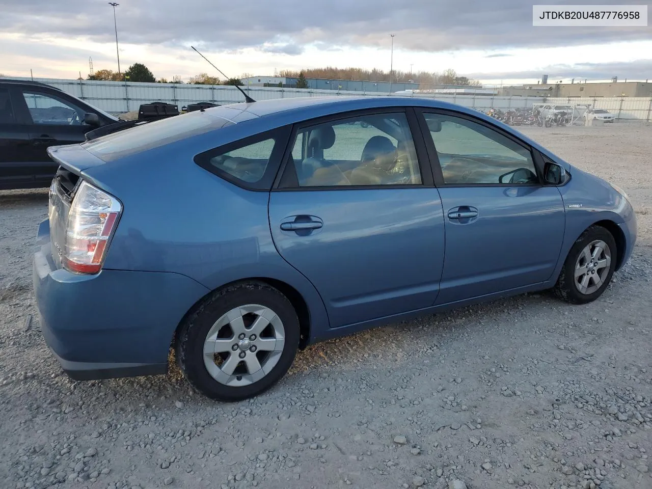 2008 Toyota Prius VIN: JTDKB20U487776958 Lot: 74228654