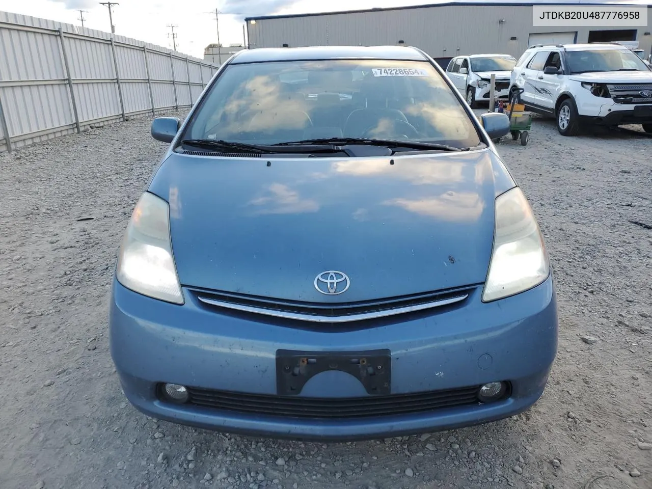 2008 Toyota Prius VIN: JTDKB20U487776958 Lot: 74228654