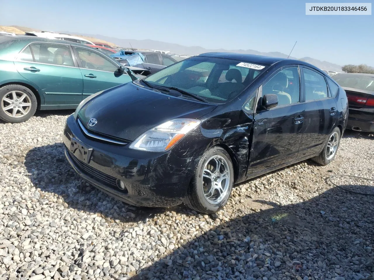 2008 Toyota Prius VIN: JTDKB20U183346456 Lot: 74522164