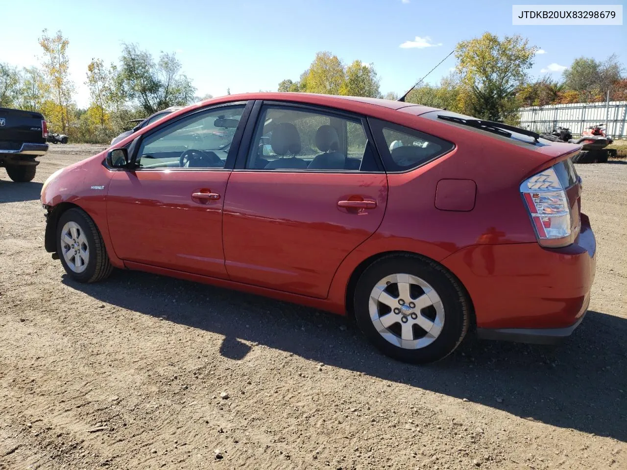 2008 Toyota Prius VIN: JTDKB20UX83298679 Lot: 74655734