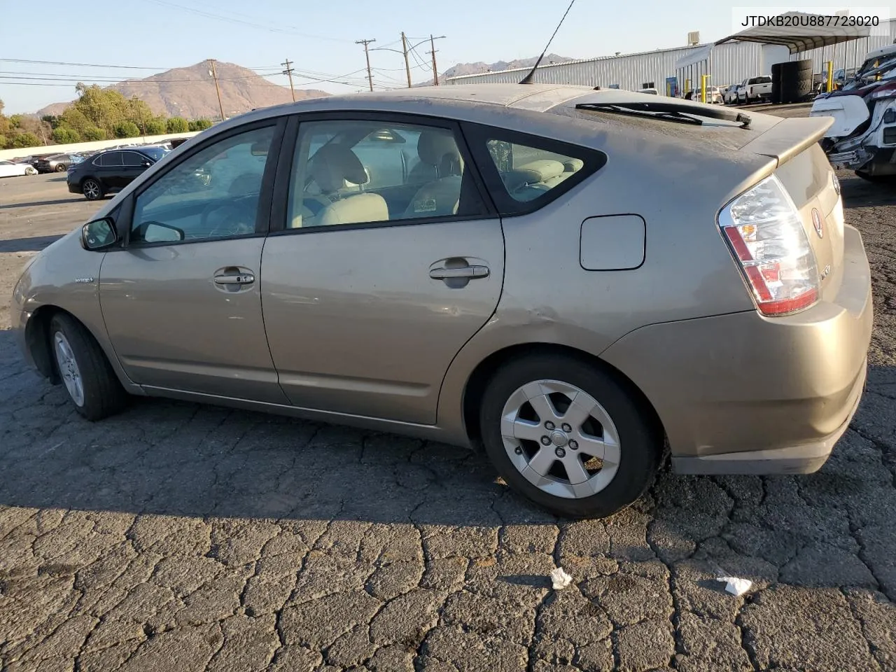 2008 Toyota Prius VIN: JTDKB20U887723020 Lot: 74706384