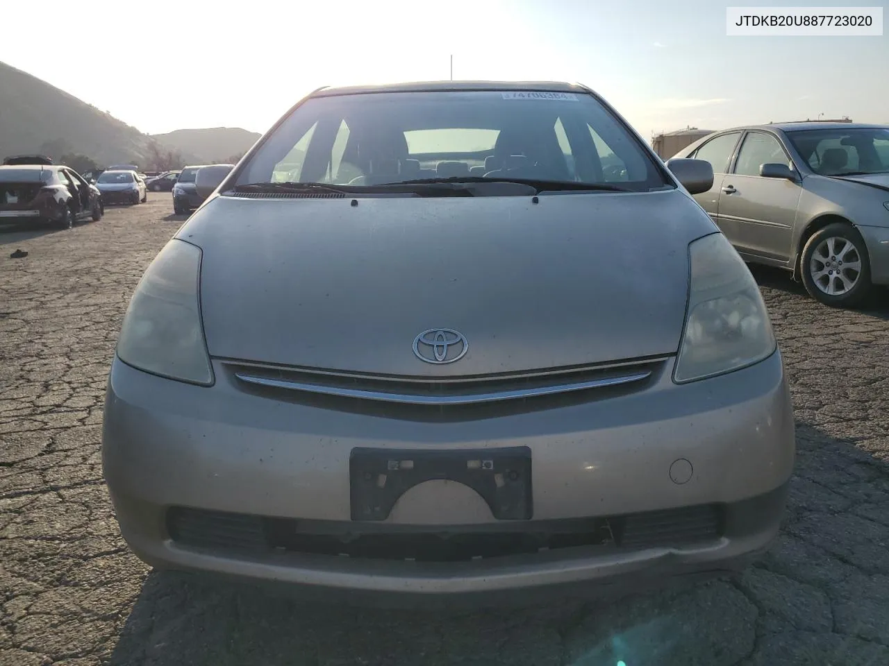 2008 Toyota Prius VIN: JTDKB20U887723020 Lot: 74706384