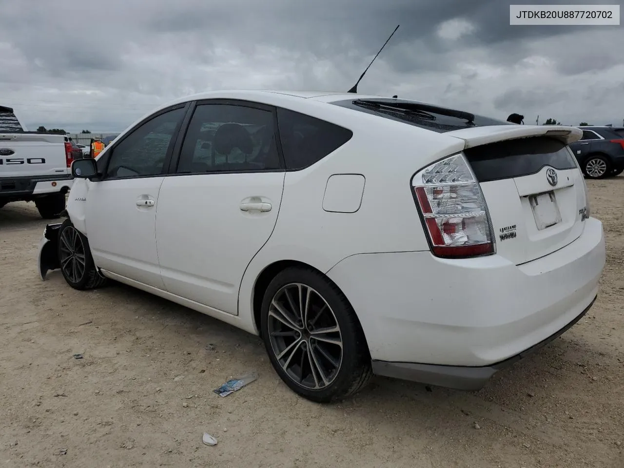 2008 Toyota Prius VIN: JTDKB20U887720702 Lot: 74727404