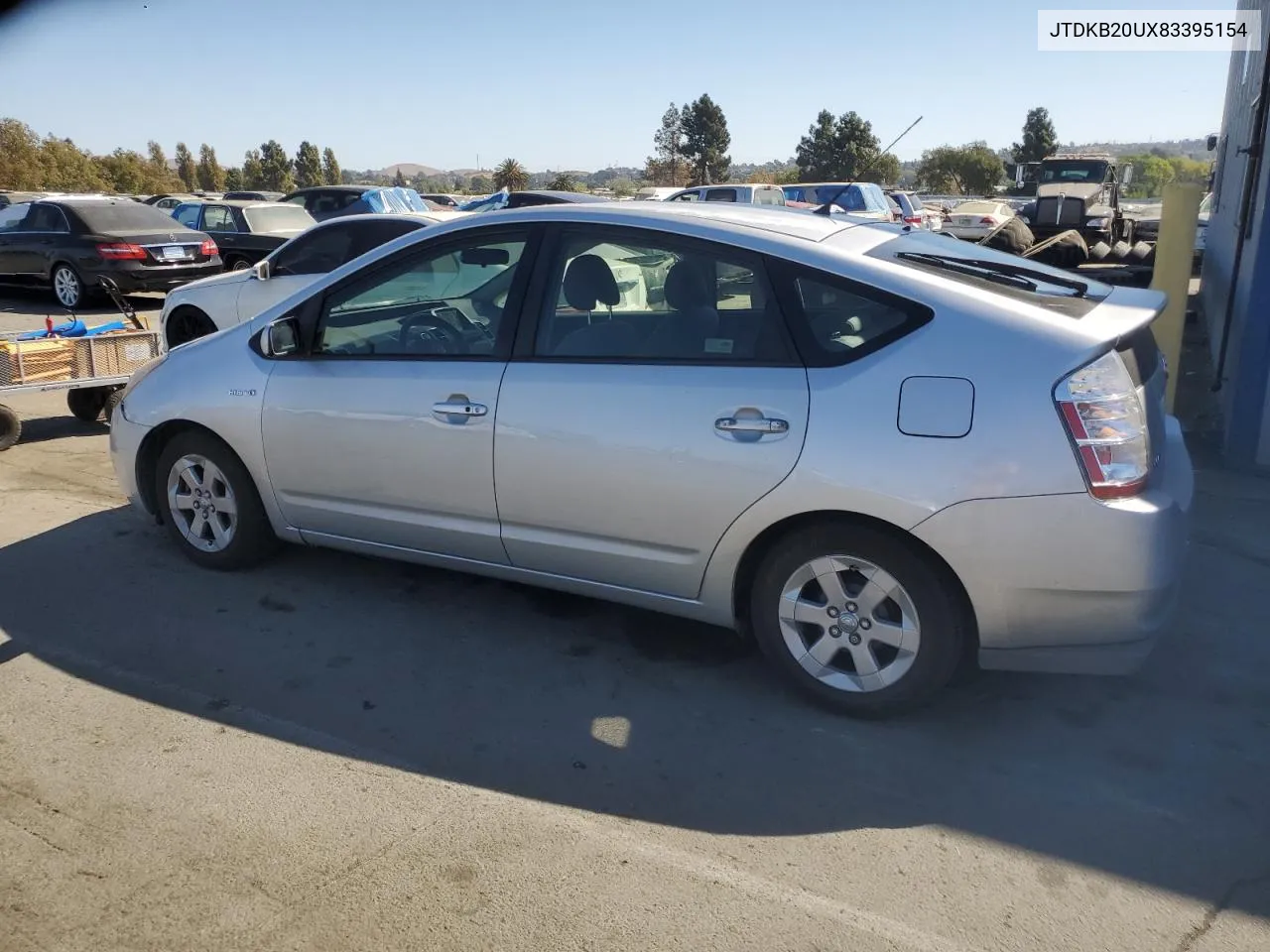 2008 Toyota Prius VIN: JTDKB20UX83395154 Lot: 74996824