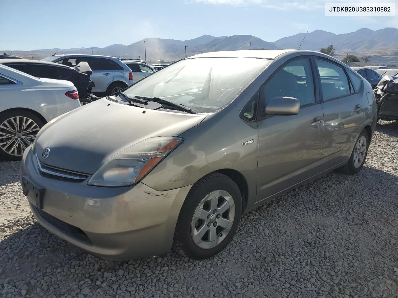 2008 Toyota Prius VIN: JTDKB20U383310882 Lot: 75063234