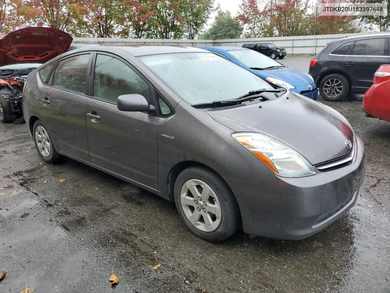 2008 Toyota Prius VIN: JTDKB20U183397648 Lot: 75128004