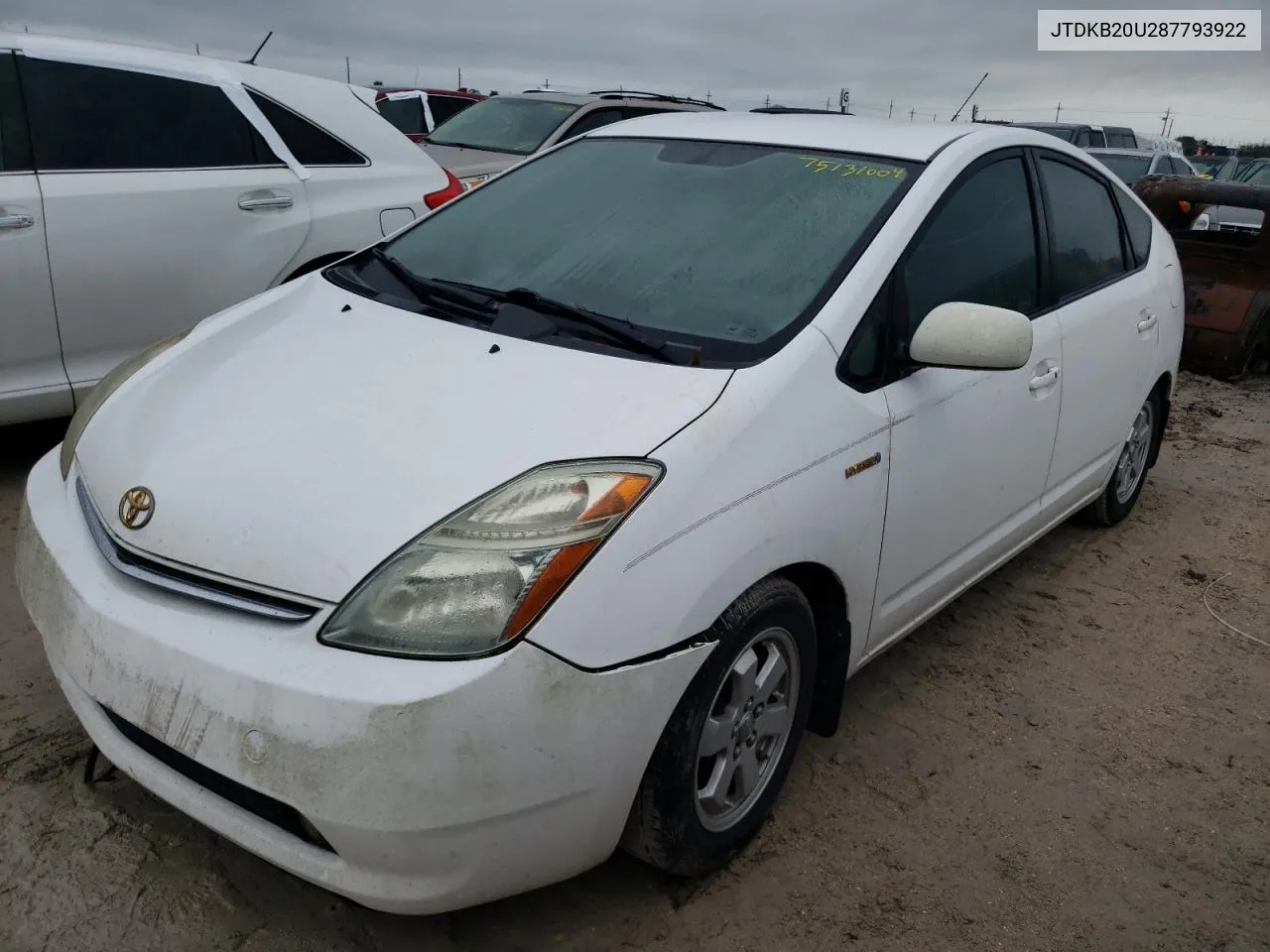 JTDKB20U287793922 2008 Toyota Prius