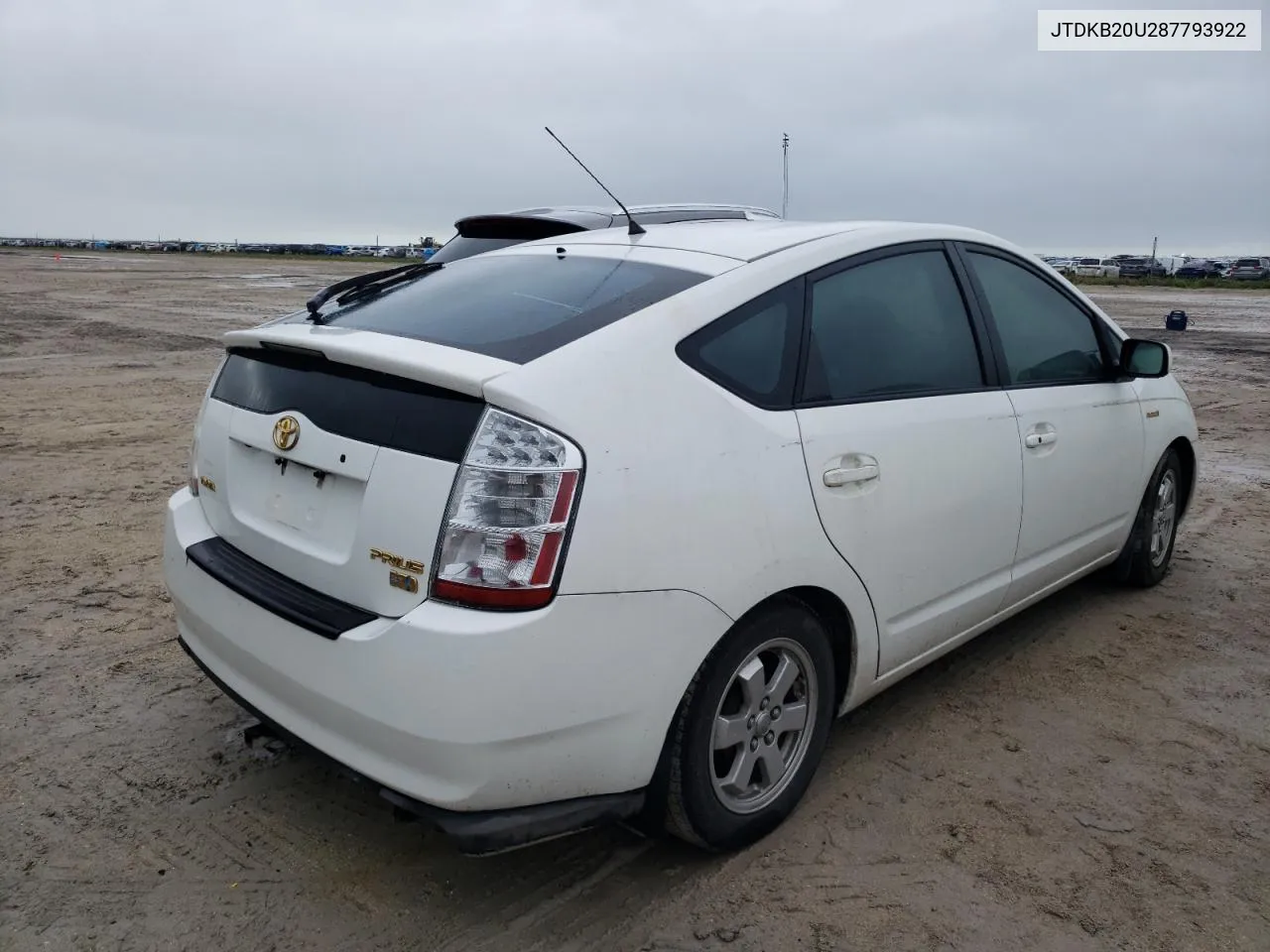 2008 Toyota Prius VIN: JTDKB20U287793922 Lot: 75131004