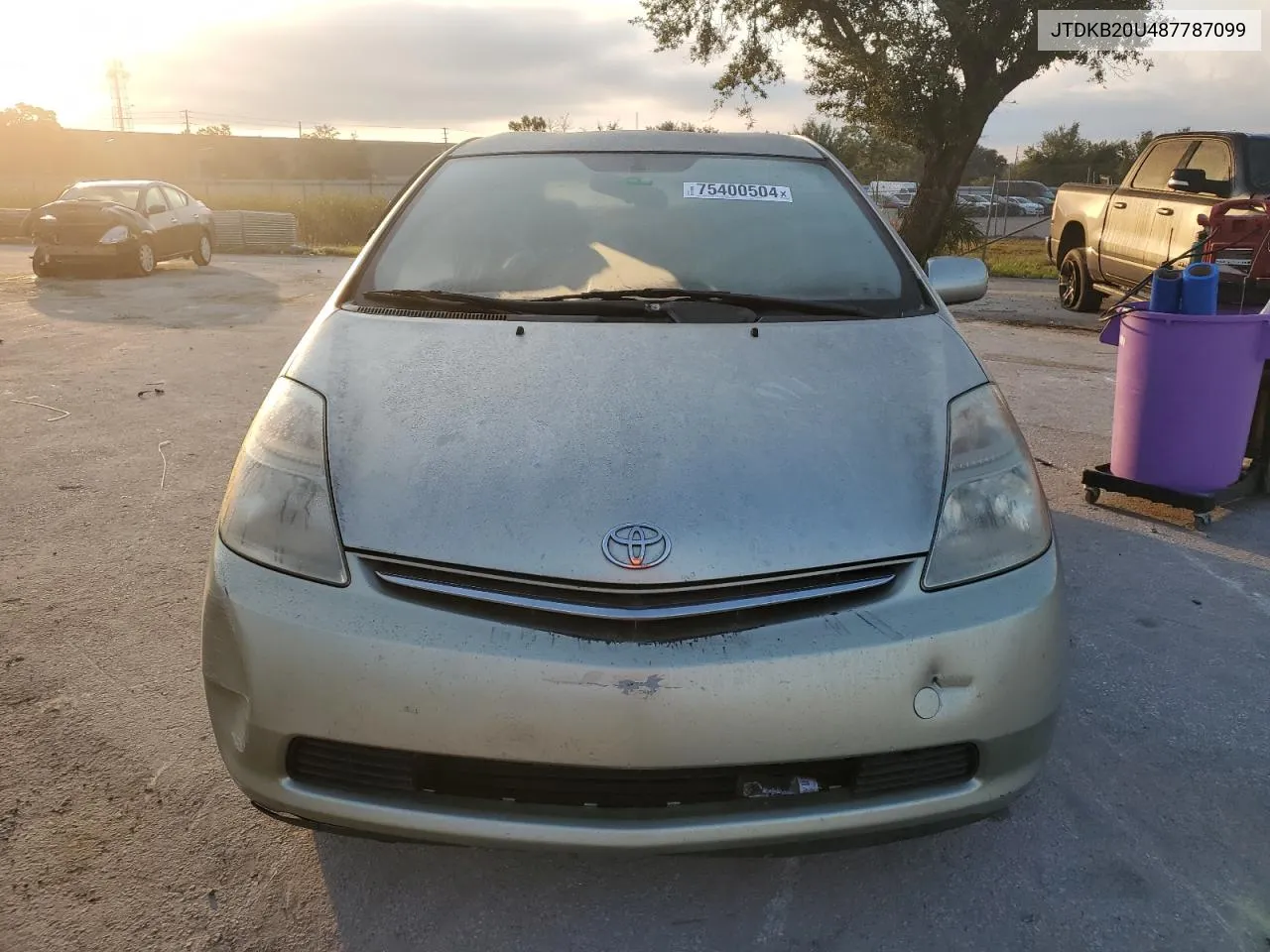 2008 Toyota Prius VIN: JTDKB20U487787099 Lot: 75400504