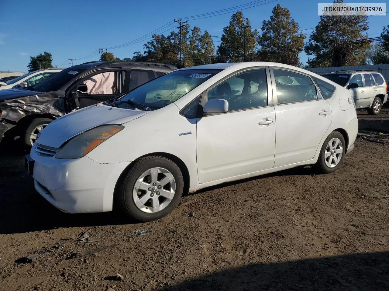 2008 Toyota Prius VIN: JTDKB20UX83439976 Lot: 75478174