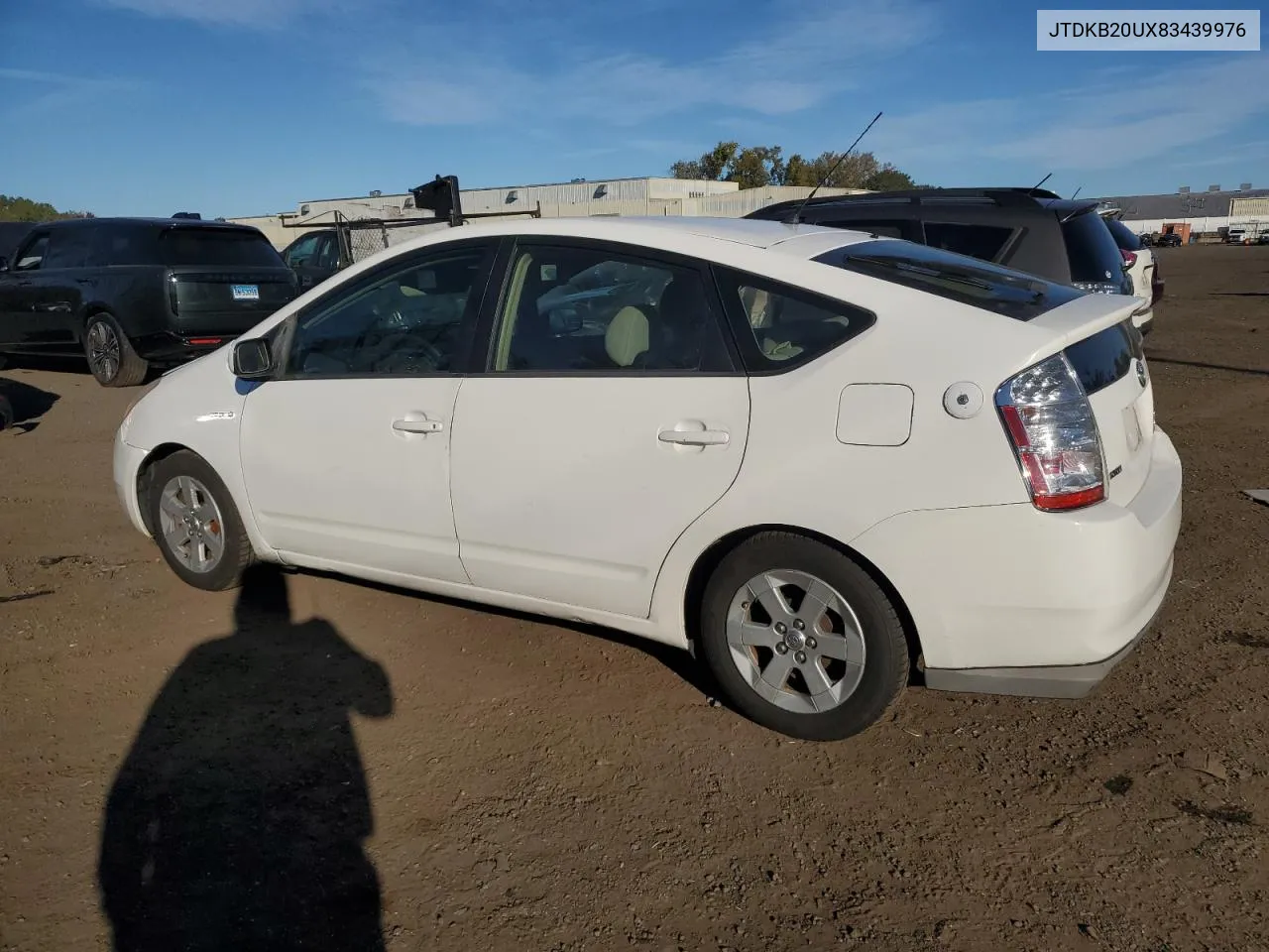 2008 Toyota Prius VIN: JTDKB20UX83439976 Lot: 75478174