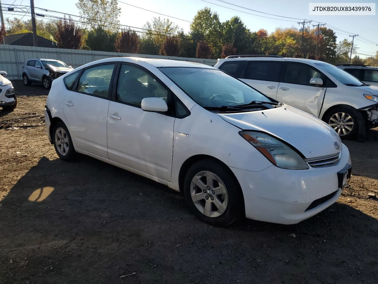 2008 Toyota Prius VIN: JTDKB20UX83439976 Lot: 75478174