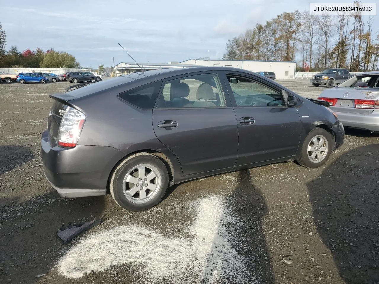 2008 Toyota Prius VIN: JTDKB20U683416923 Lot: 75478644