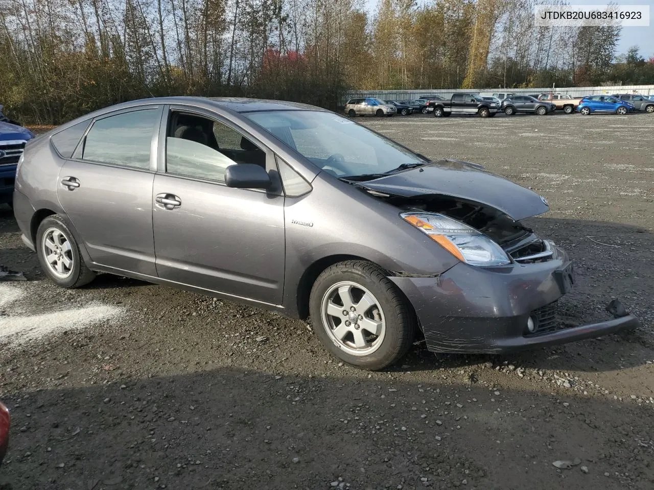 2008 Toyota Prius VIN: JTDKB20U683416923 Lot: 75478644