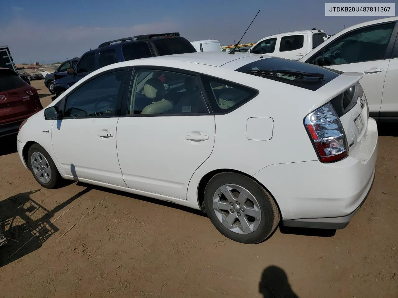 2008 Toyota Prius VIN: JTDKB20U487811367 Lot: 75539534