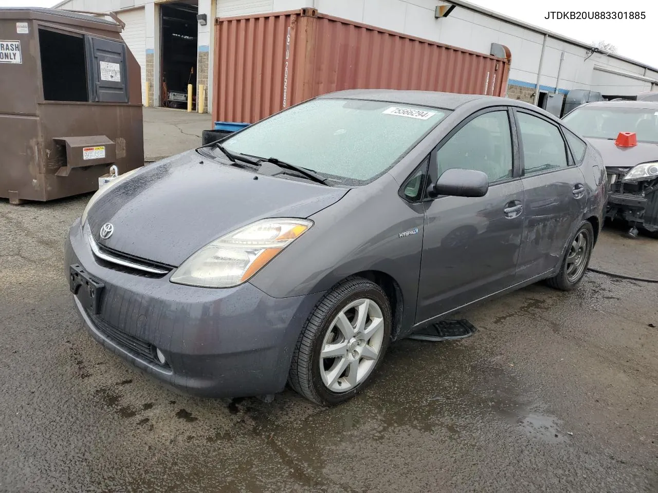 2008 Toyota Prius VIN: JTDKB20U883301885 Lot: 75566294