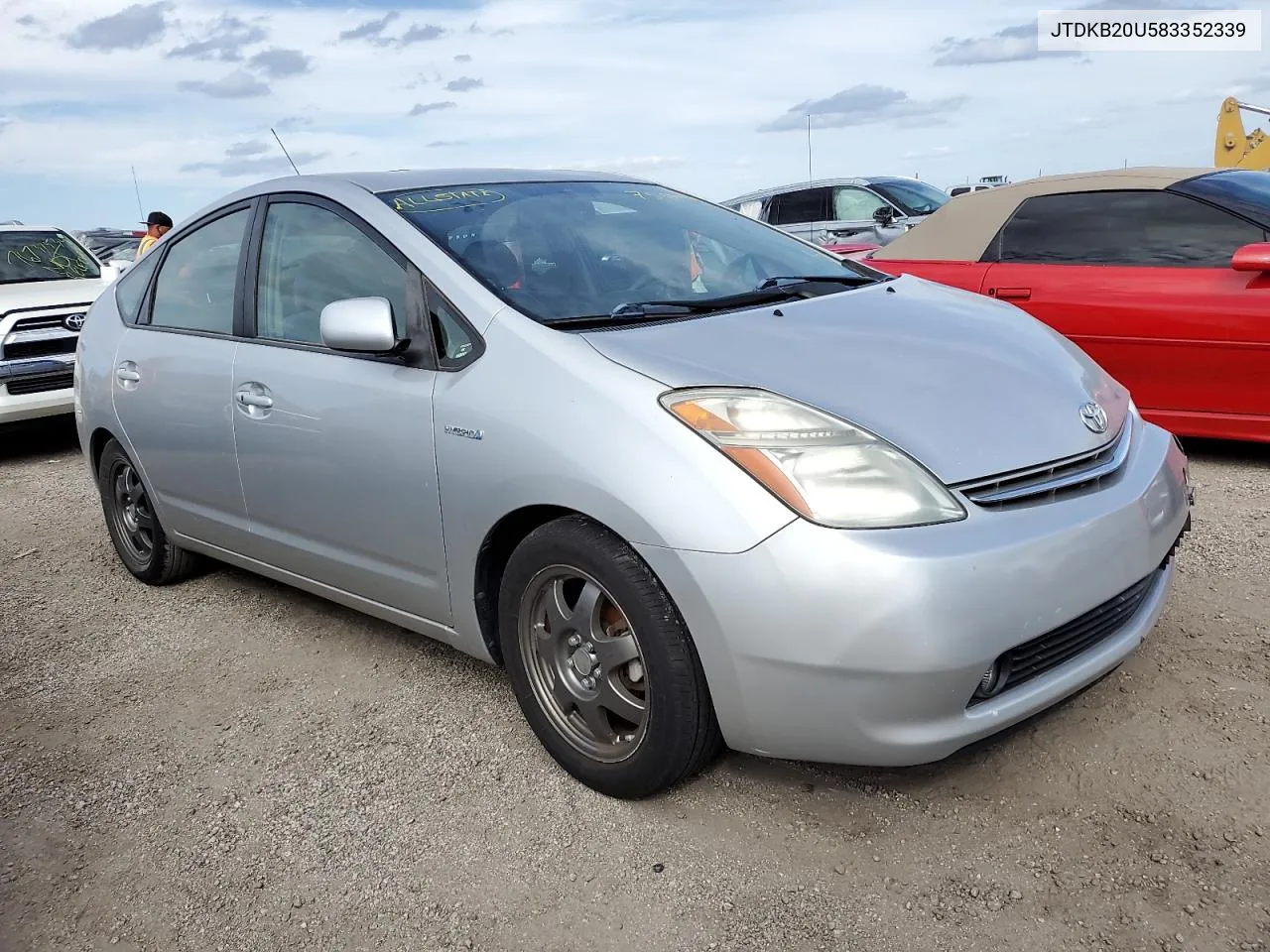 2008 Toyota Prius VIN: JTDKB20U583352339 Lot: 75715934