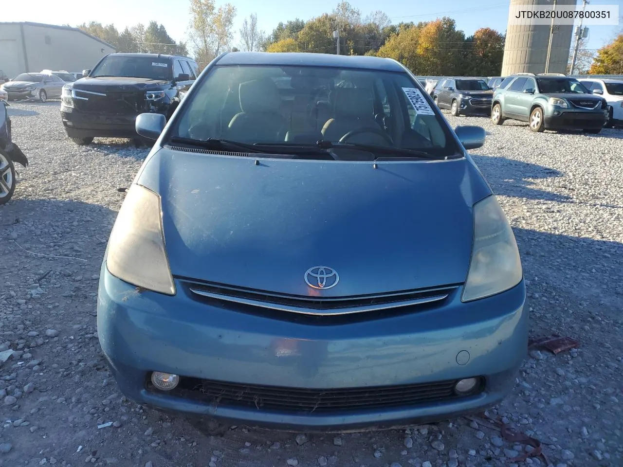 2008 Toyota Prius VIN: JTDKB20U087800351 Lot: 75759824