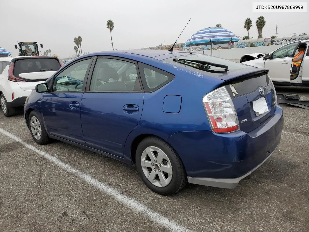 2008 Toyota Prius VIN: JTDKB20U987809999 Lot: 75910414