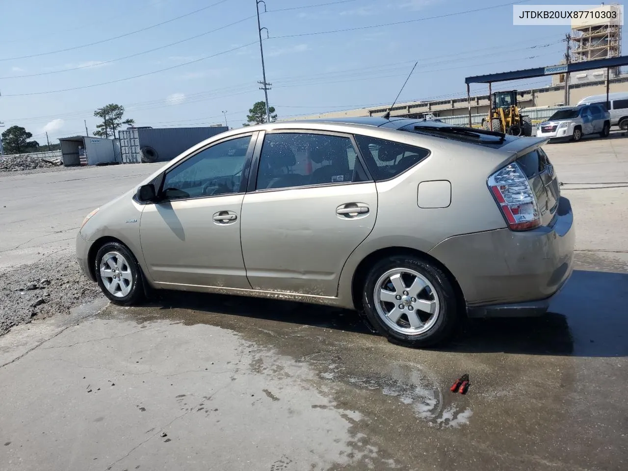 2008 Toyota Prius VIN: JTDKB20UX87710303 Lot: 75960124